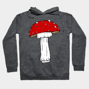 amanita muscaria red cap mushroom Hoodie